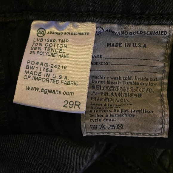 AG Adriano Goldschmied The Legging Ankle Distressed Jeans 29R - Picture 5 of 6